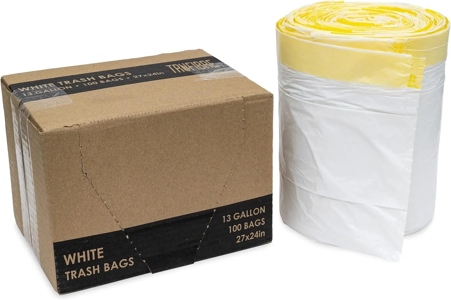 13 Gallon White Trash Bags