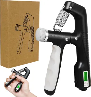 Adjustable Hand Grip Strengthener Adjustable 10-100KG Exerciser with Counter