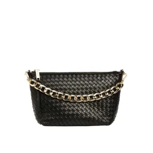 Agnes Bag | Black Weave