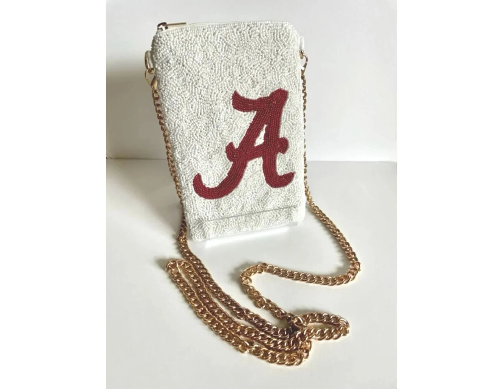 Alabama Beaded Crossbody Bag with Strap