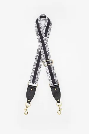 Antler Bag Strap/Dash Stripe Black