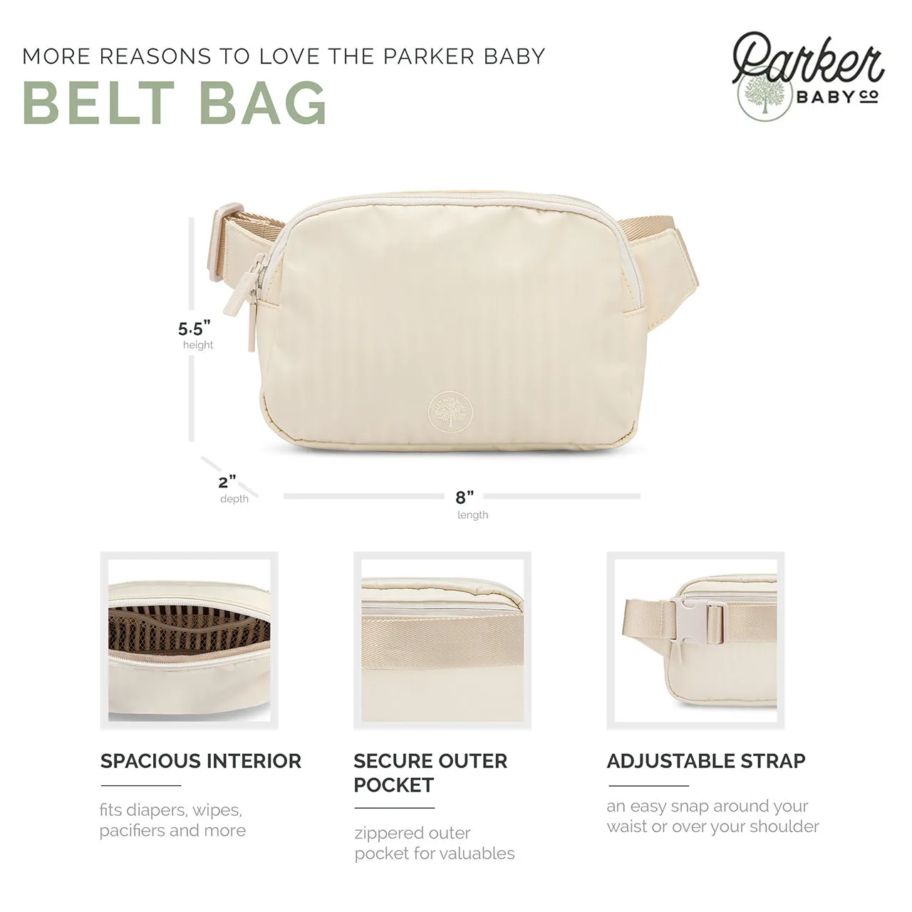 Belt Bag - Cream