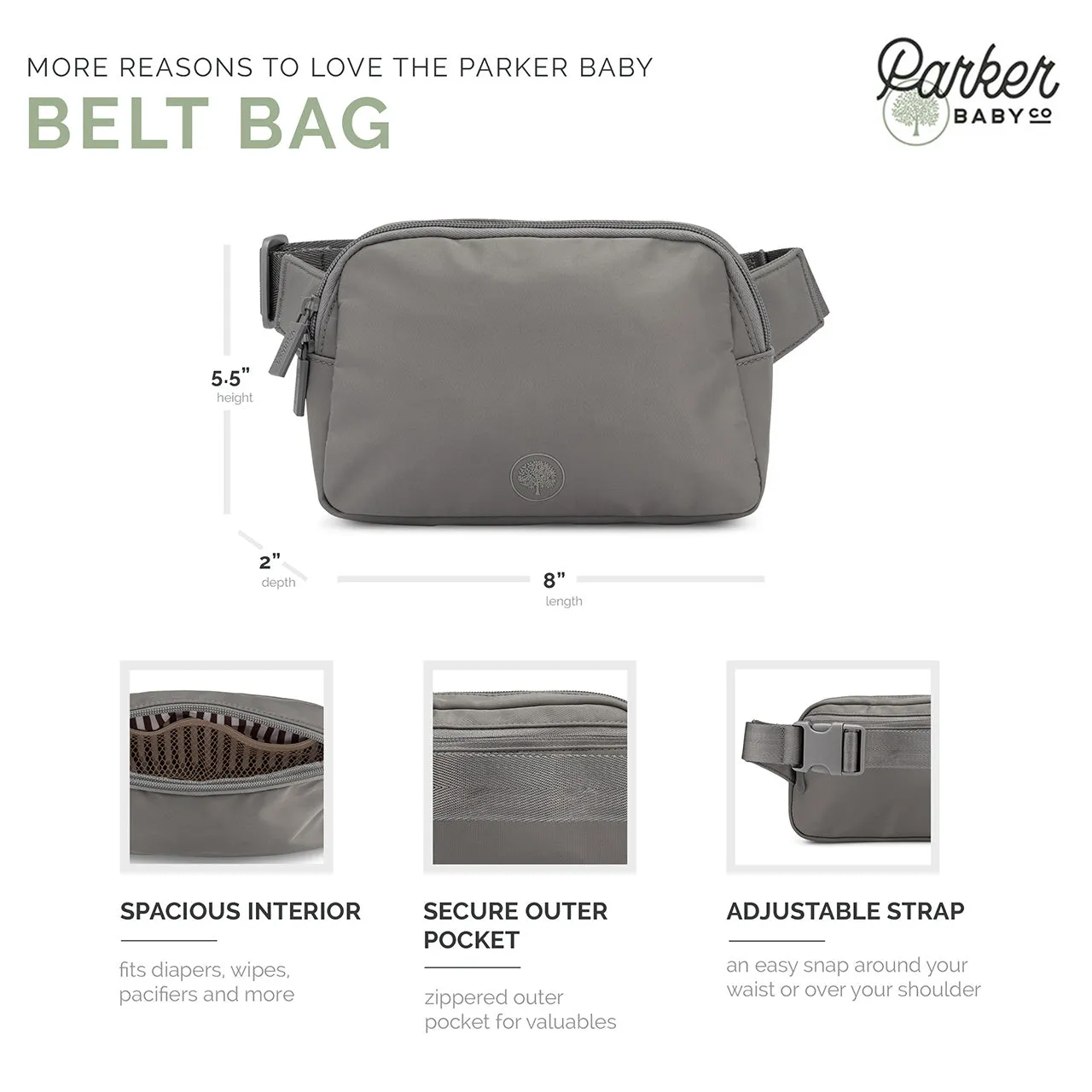 Belt Bag - Gray