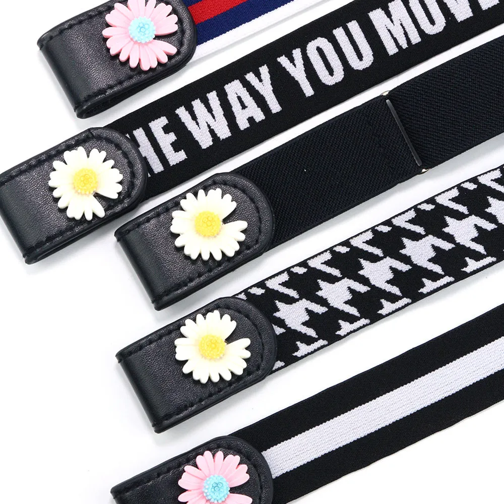 Belt Female Ornament All-Match Seamless Student Women's Belt Xiaohongshu Elastic Elastic Band