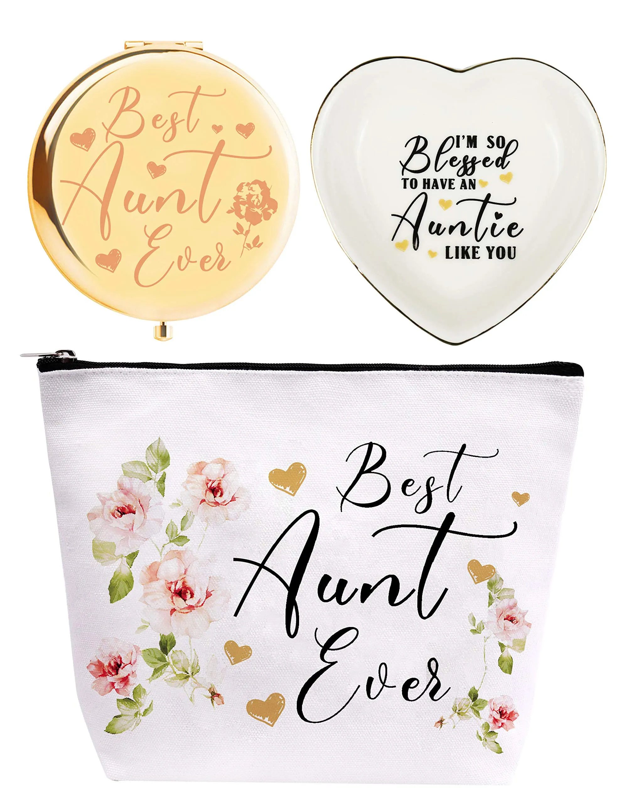 Best Aunt Ever Gifts, Aunt Gifts, Best Gifts for Auntie, Best Aunt Ever Cosmetic Bag, Best