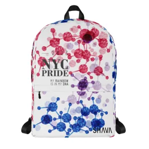 Bisexual Flag All-Over Print Pride Backpack NYC Pride - My Rainbow Is In My DNA