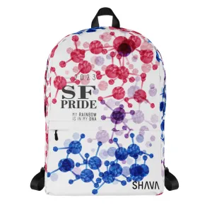 Bisexual Flag All-Over Print Pride Backpack San Francisco Pride - My Rainbow Is In My DNA