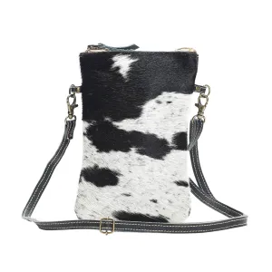 Black And White Cross Body Bag