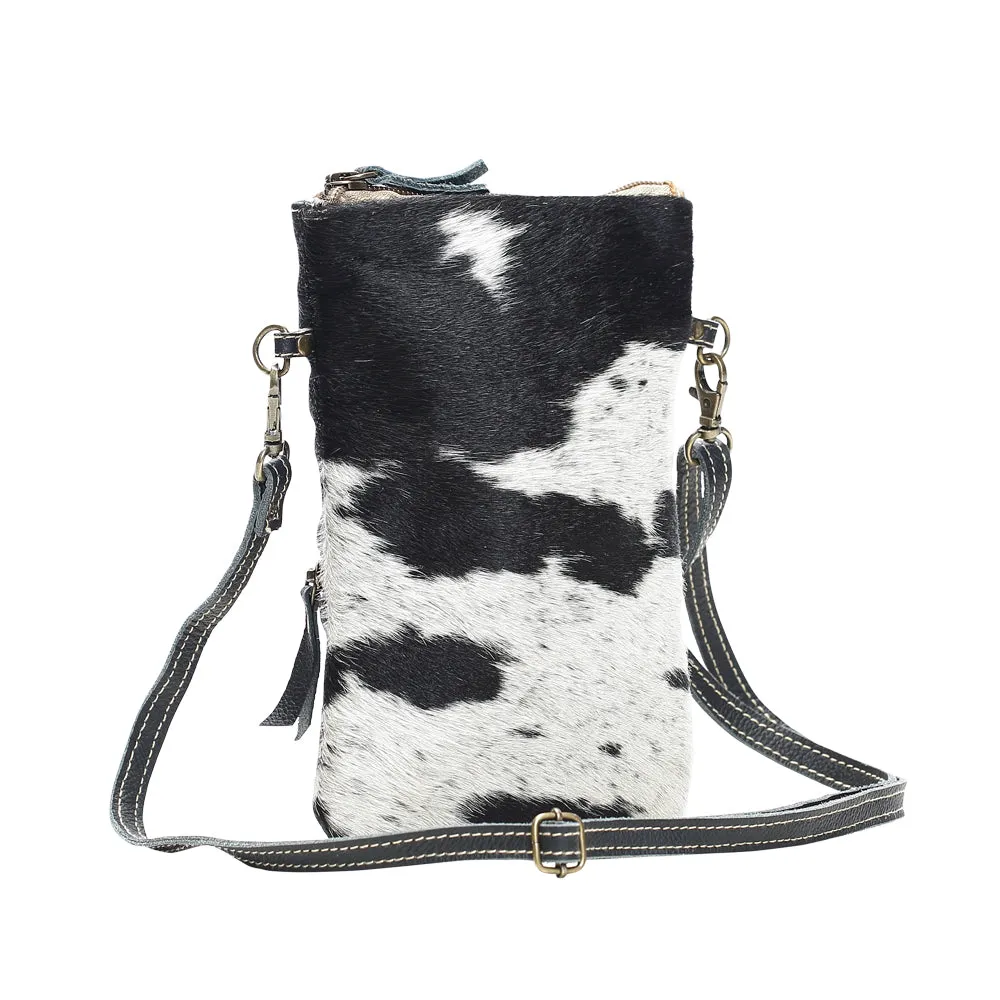 Black And White Cross Body Bag