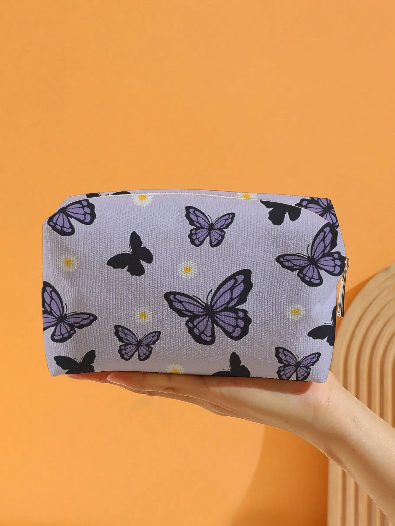 Butterfly Pattern Makeup Bag Cosmetic Organizer Toiletries Bag Makeup Organizer