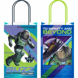 Buzz Lightyear Paper Kraft Bags 21cm x 13cm x 8cm 8pk