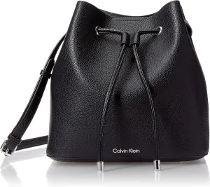 Calvin Klein Gabrianna Novelty Women's Shoulder Bag, Black/Silver