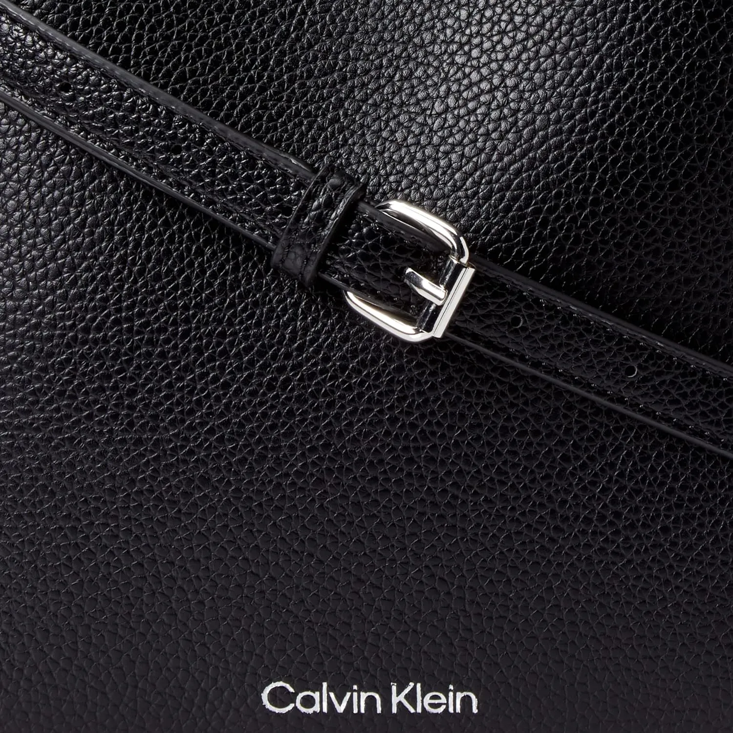 Calvin Klein Gabrianna Novelty Women's Shoulder Bag, Black/Silver