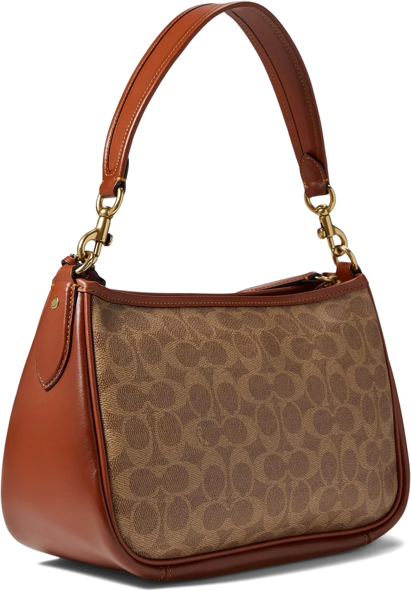 Cary Canvas Crossbody with Signature COACH Coating in Tan Rust