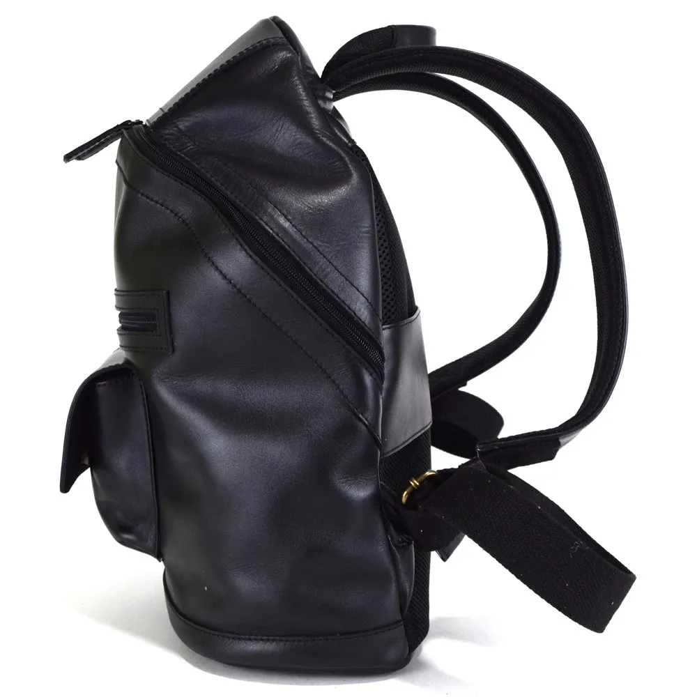 Classic Backpack in Black Leather - final sale no exchange