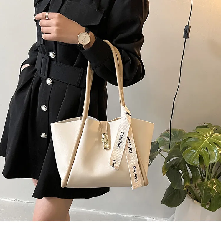 College Students Class Big Bag Girl Spring And Summer New Trendy Korean Style Large Capacity High Quality Texture Single Shoulder Tote Bag