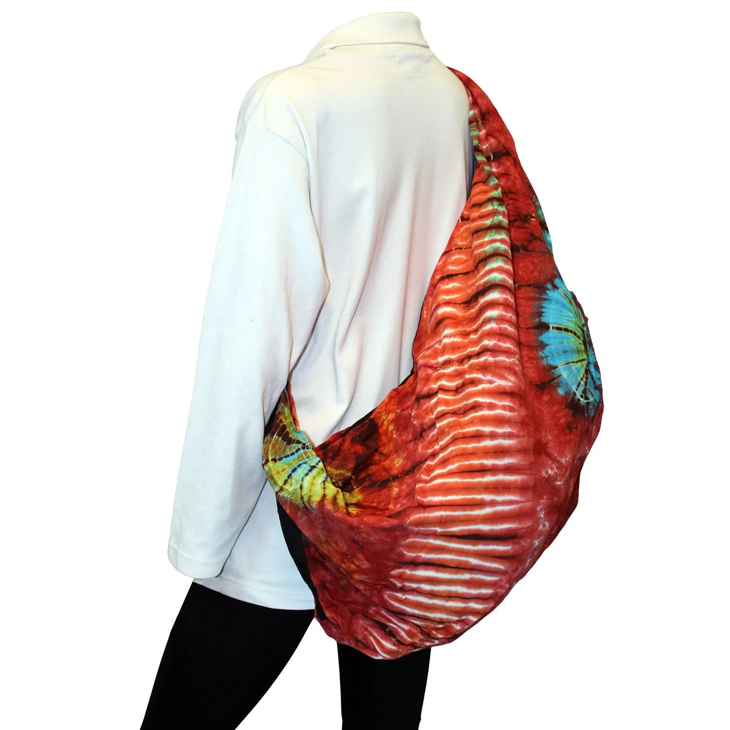 Convertible Tie Dye Messenger Shoulder Purse Backpack