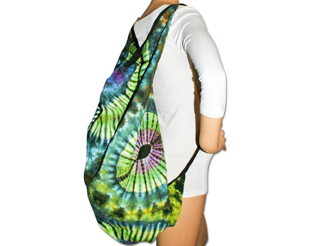 Convertible Tie Dye Messenger Shoulder Purse Backpack