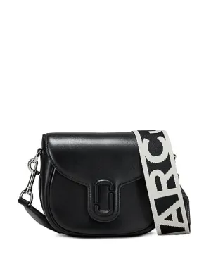 Covered J Marc MARC JACOBS Small Saddle Bag Black