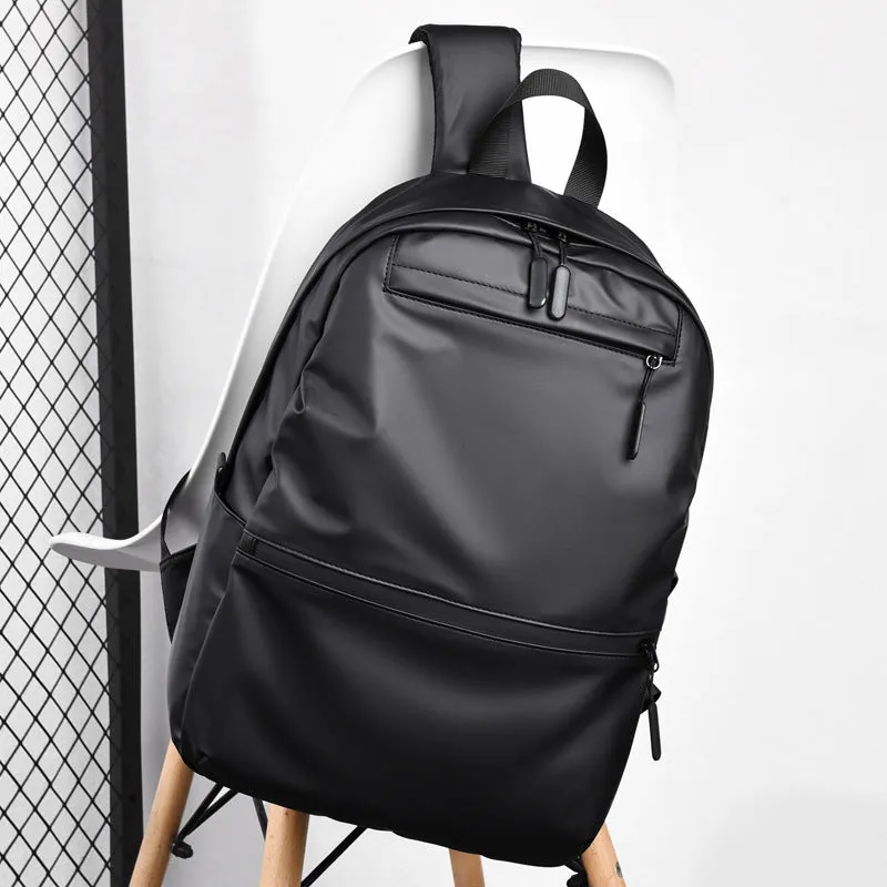 Cross-Border New Arrival Derm Waterproof Backpack Men's Lightweight Fashion Trendy Large Capacity Business 15-Inch Computer Backpack