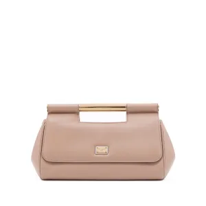 Dolce & Gabbana Beige Pink Clutch