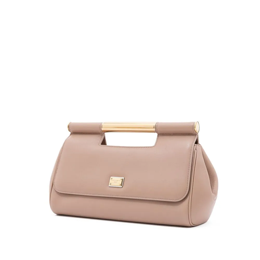 Dolce & Gabbana Beige Pink Clutch