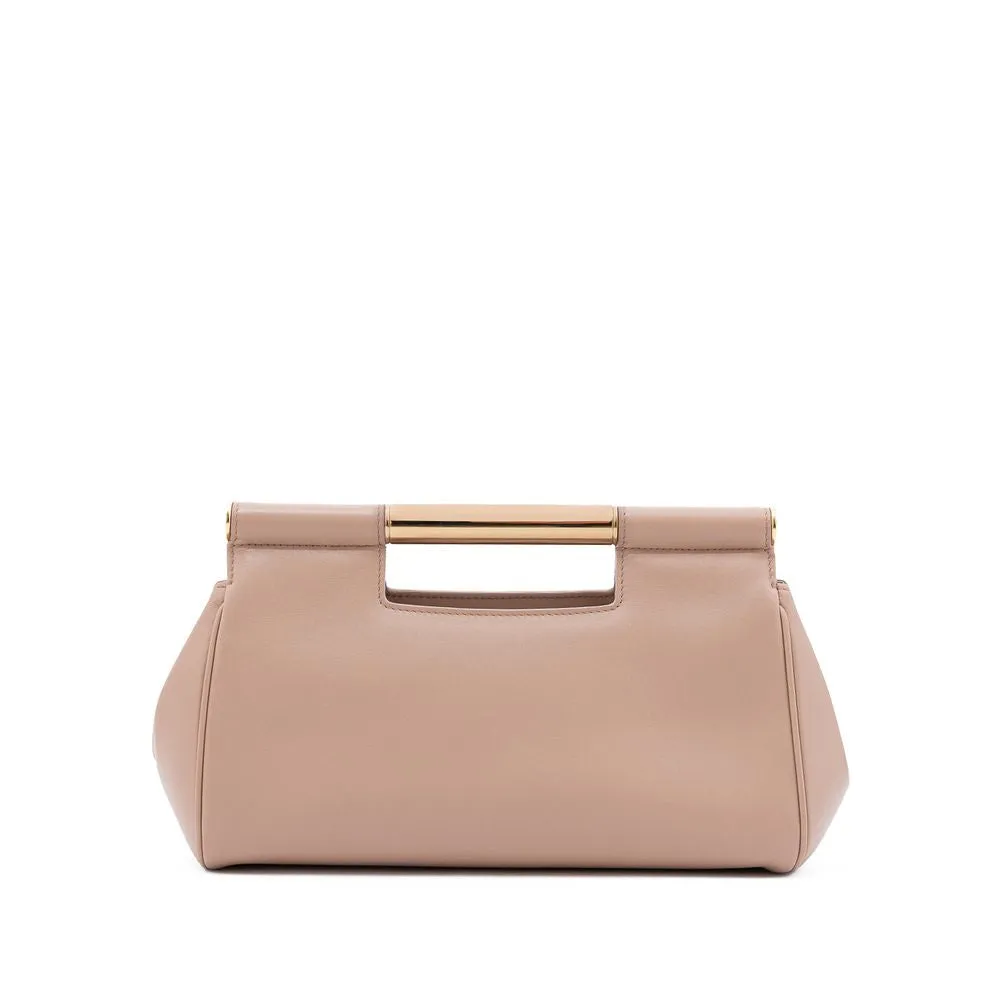 Dolce & Gabbana Beige Pink Clutch