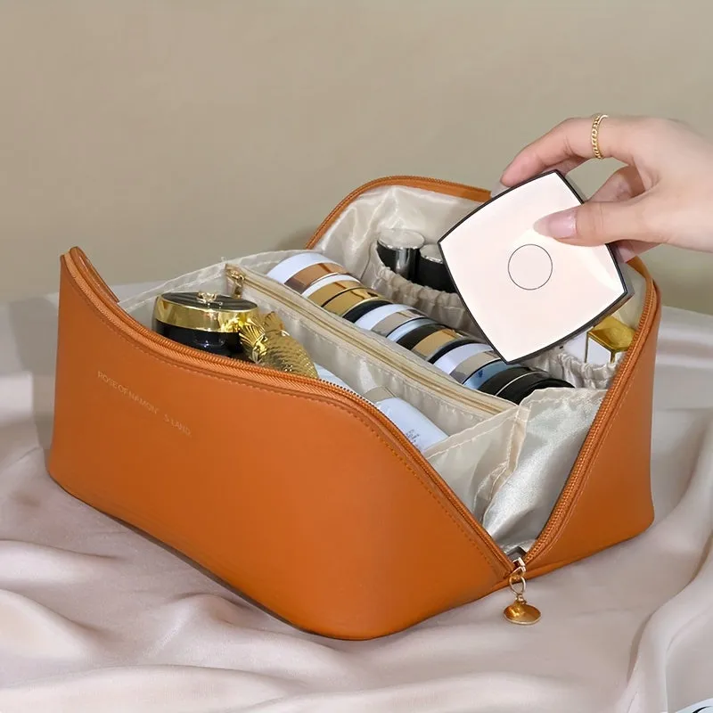 Effortlessly Organize with Lightweight Makeup Zipper Pouch