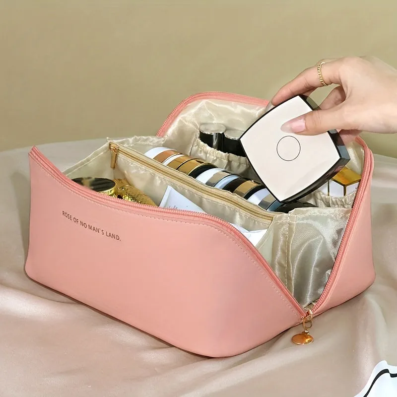 Effortlessly Organize with Lightweight Makeup Zipper Pouch