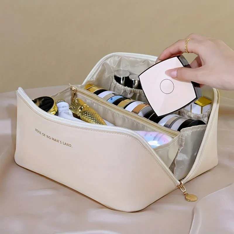 Effortlessly Organize with Lightweight Makeup Zipper Pouch