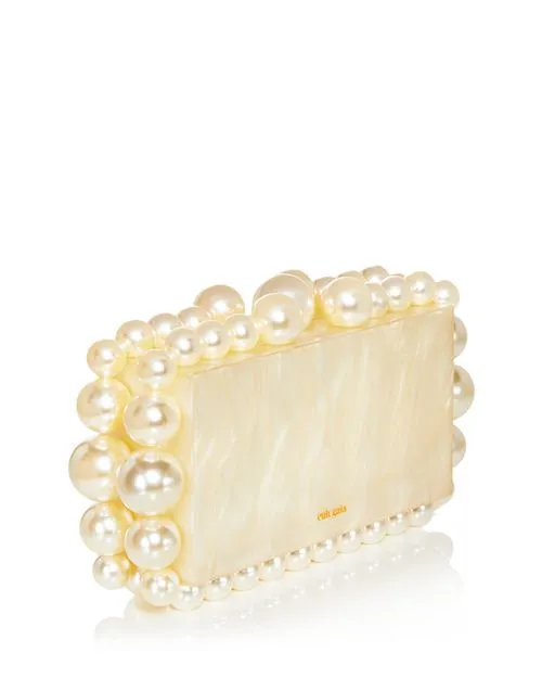 Eos Box Cult Gaia Clutch, Ivory/Cream