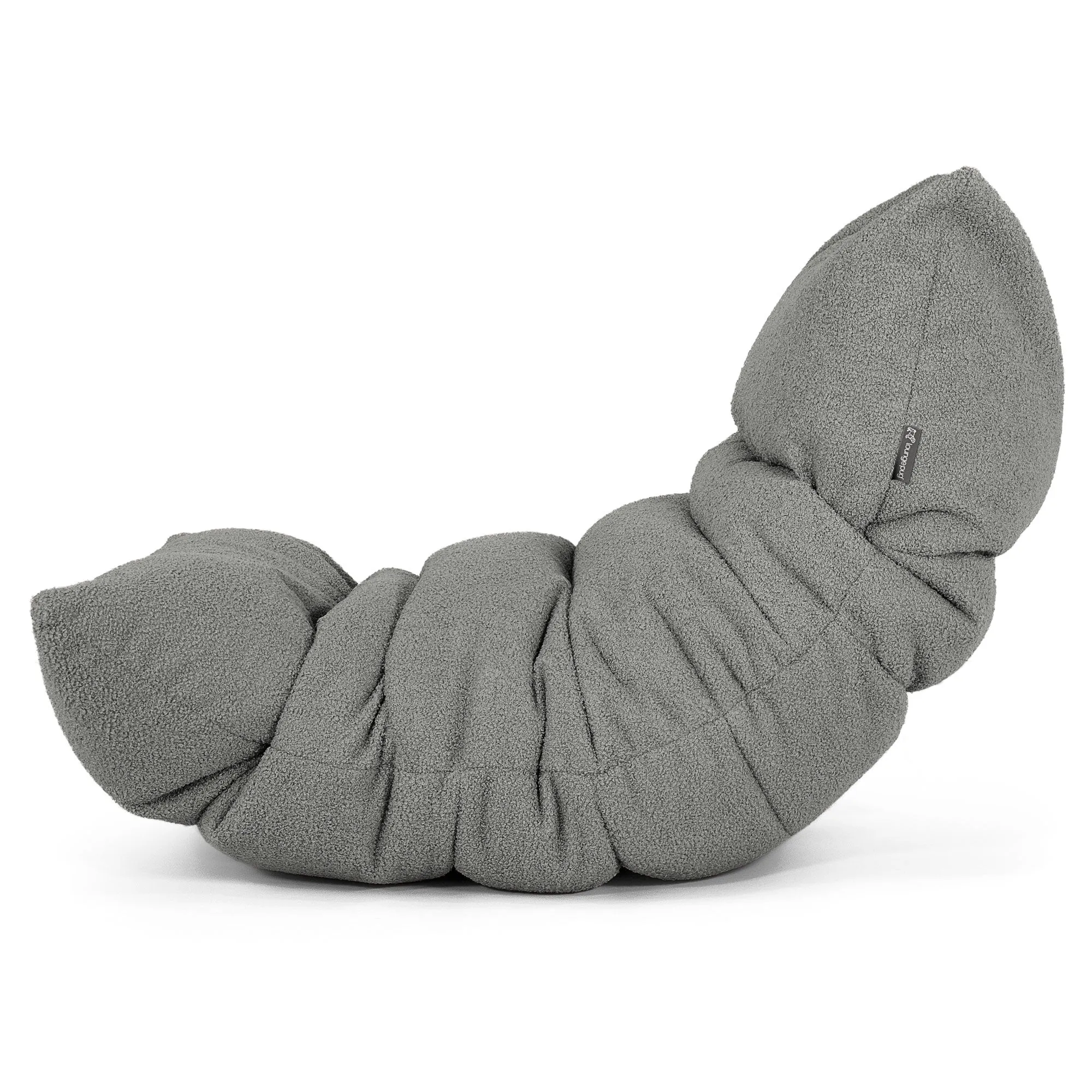 Eva Lounger Bean Bag - Boucle Grey