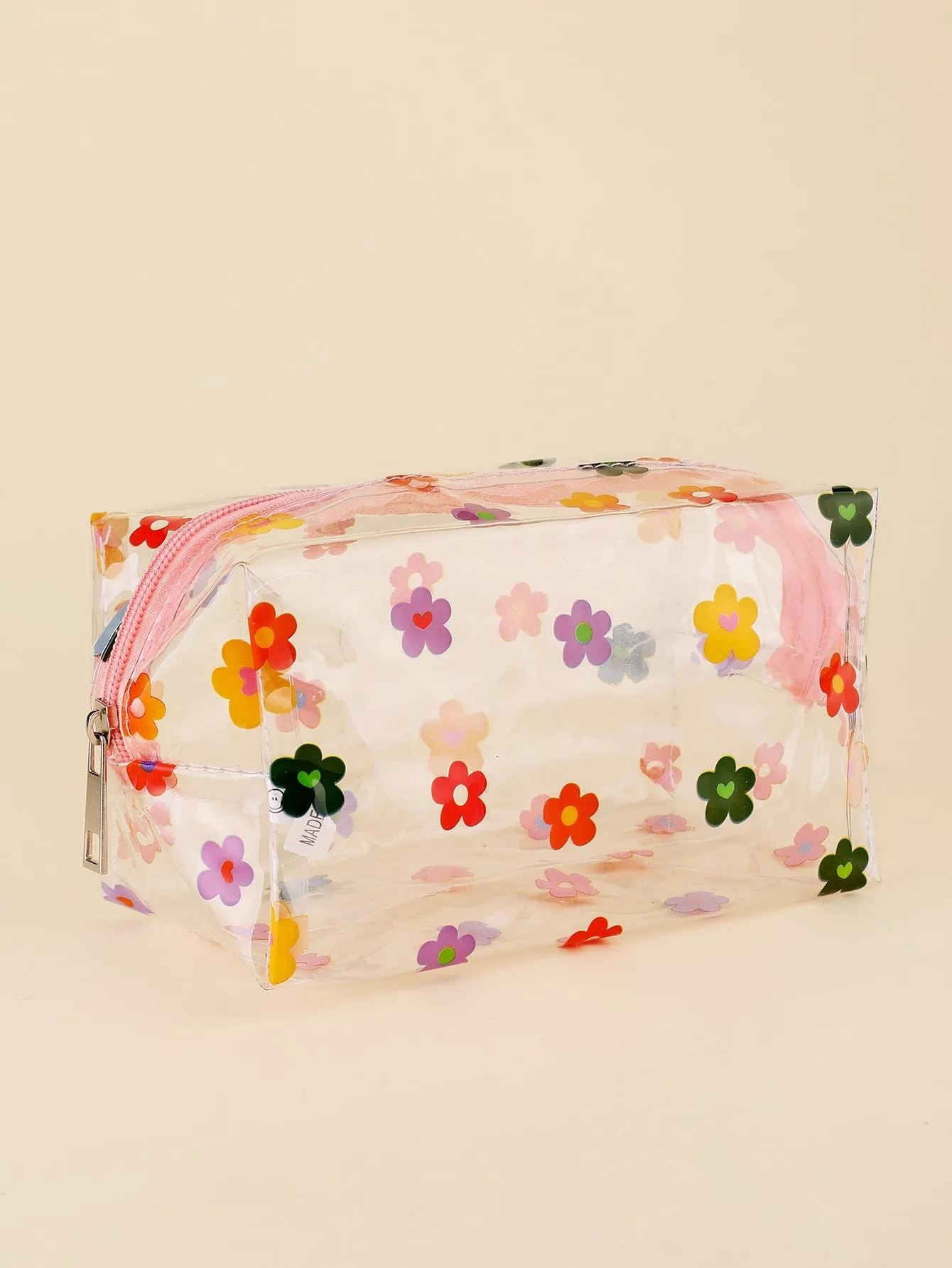 Flower Print Makeup Bag Makeup Bag Cosmetic Organizer Toiletries Bag Makeup