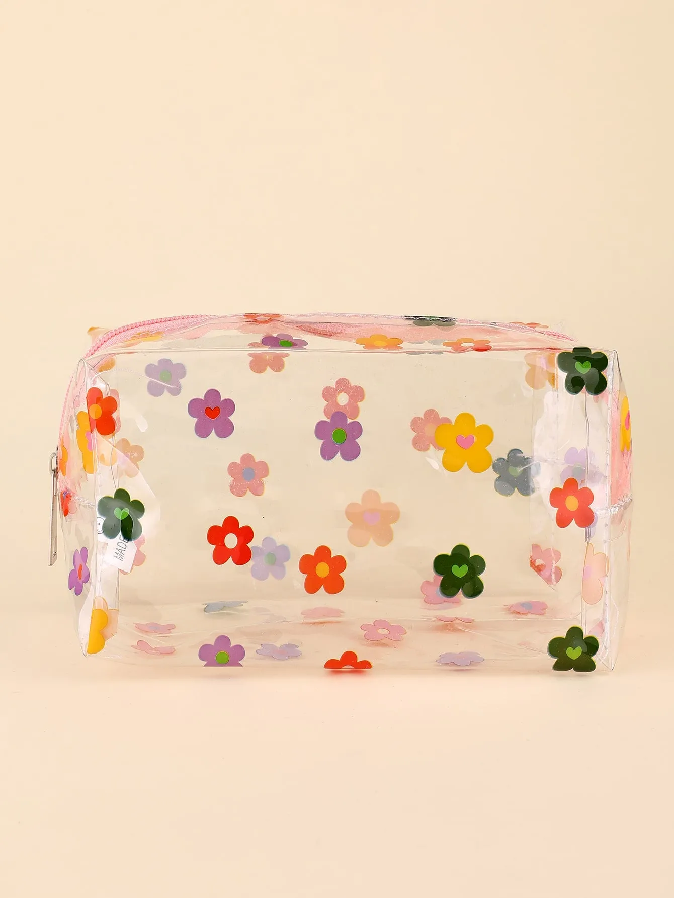 Flower Print Makeup Bag Makeup Bag Cosmetic Organizer Toiletries Bag Makeup