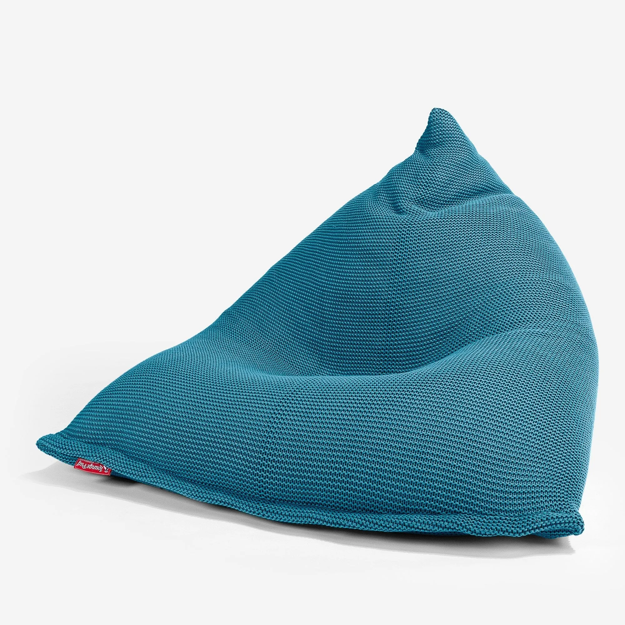 Gaming Lounger Bean Bag - Ellos Knitted Petrol Blue