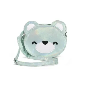 Girls’ Teddy Bear Purse With Zipper Closure