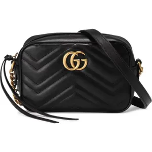 Gucci GG Marmont Matelassé Mini Bag, black