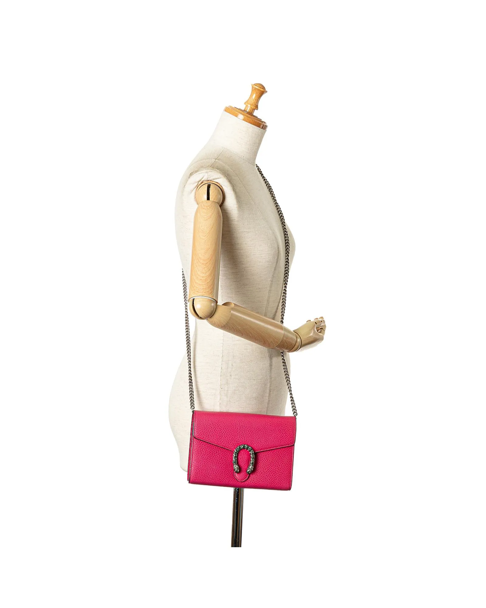 Gucci Horsebit 1955 Small Leather Crossbody Bag - Pink