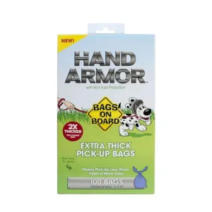 Hand Armor Extra Thick Handle Tie Bags