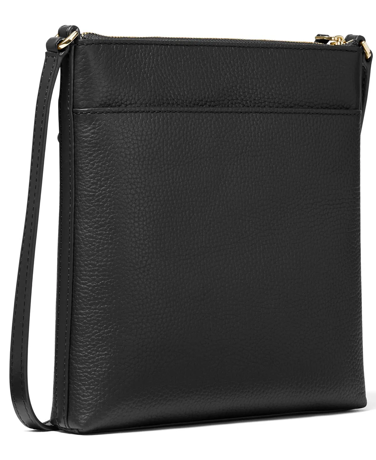 Jet Set Charm Flat Shoulder Bag Small North South Michael Kors Black