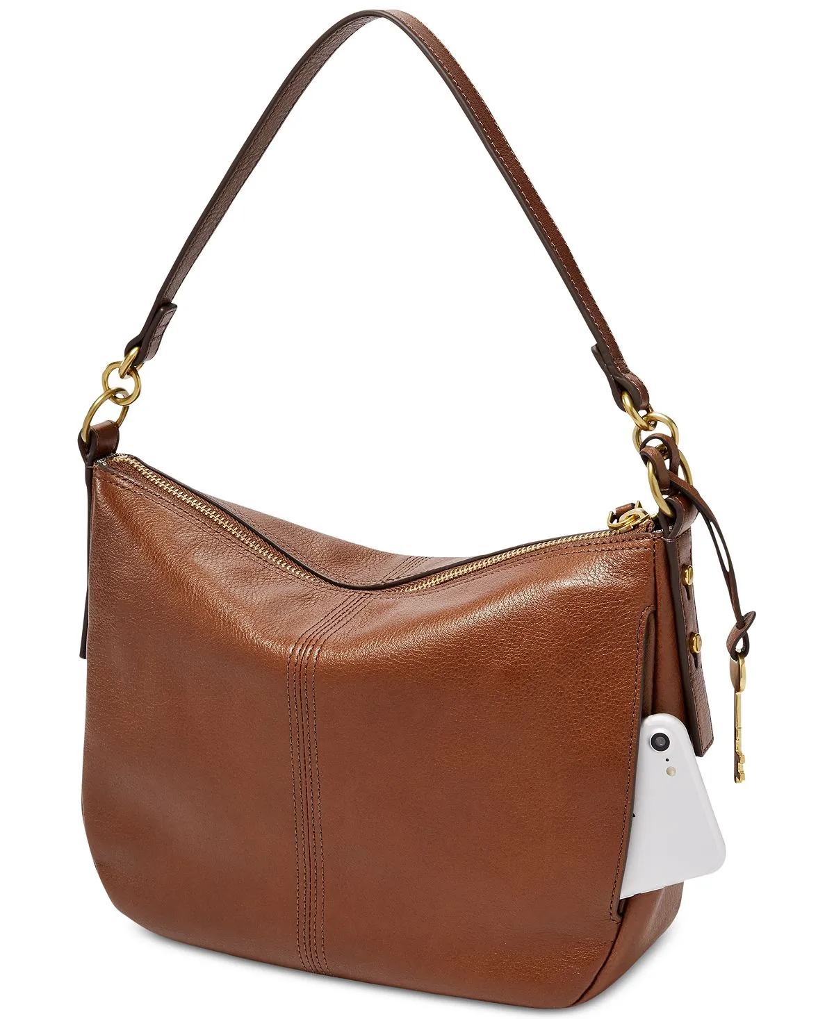 Jolie Fossil Leather Crossbody Bag