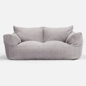 Josephine Sofa Bean Bag - Cord Silver Grey