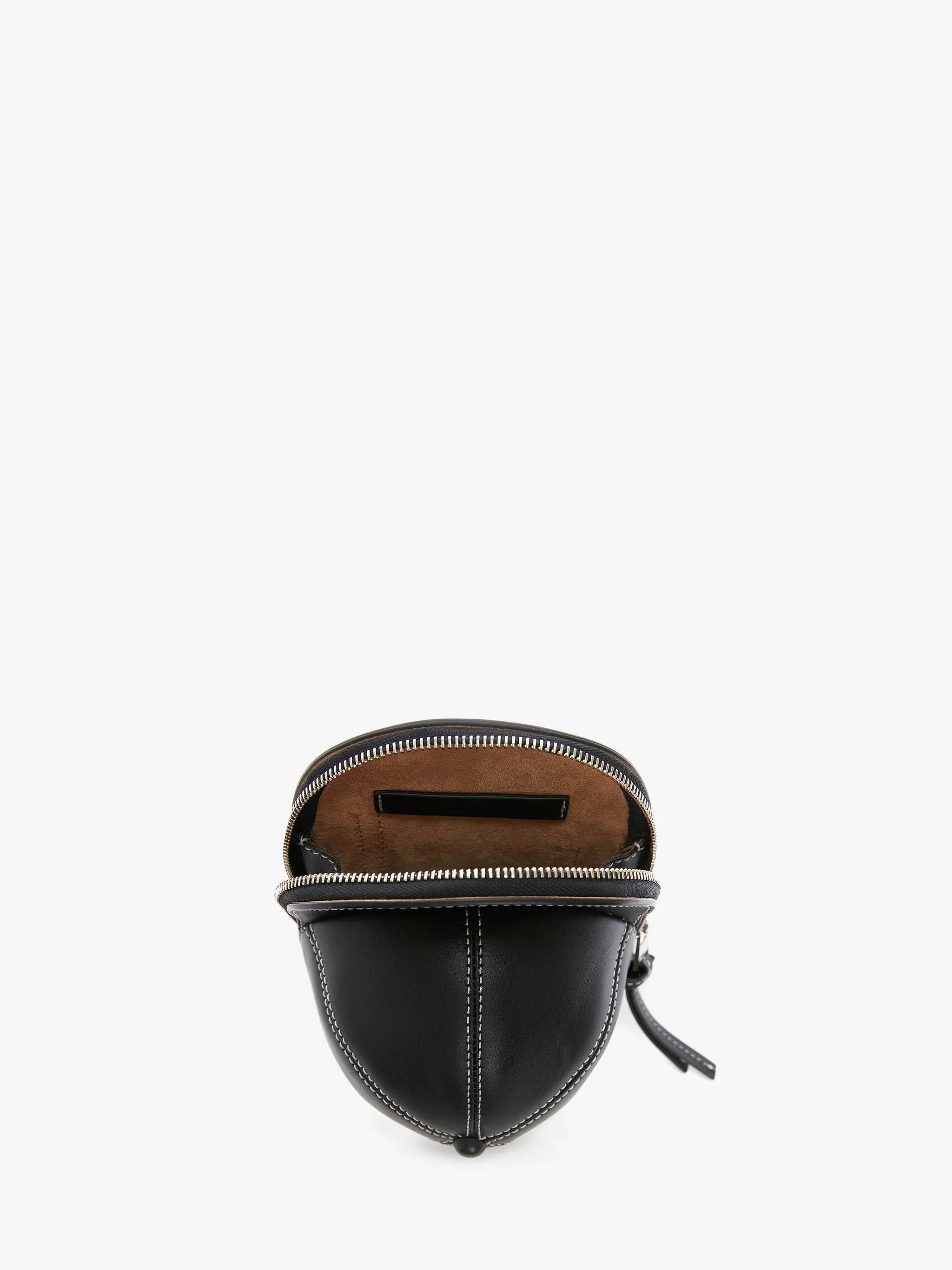 JW Anderson Leather Crossbody Bag, Black