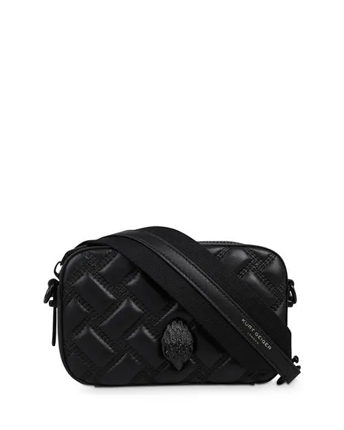 Kensington KURT GEIGER LONDON Quilted Camera Bag, Black