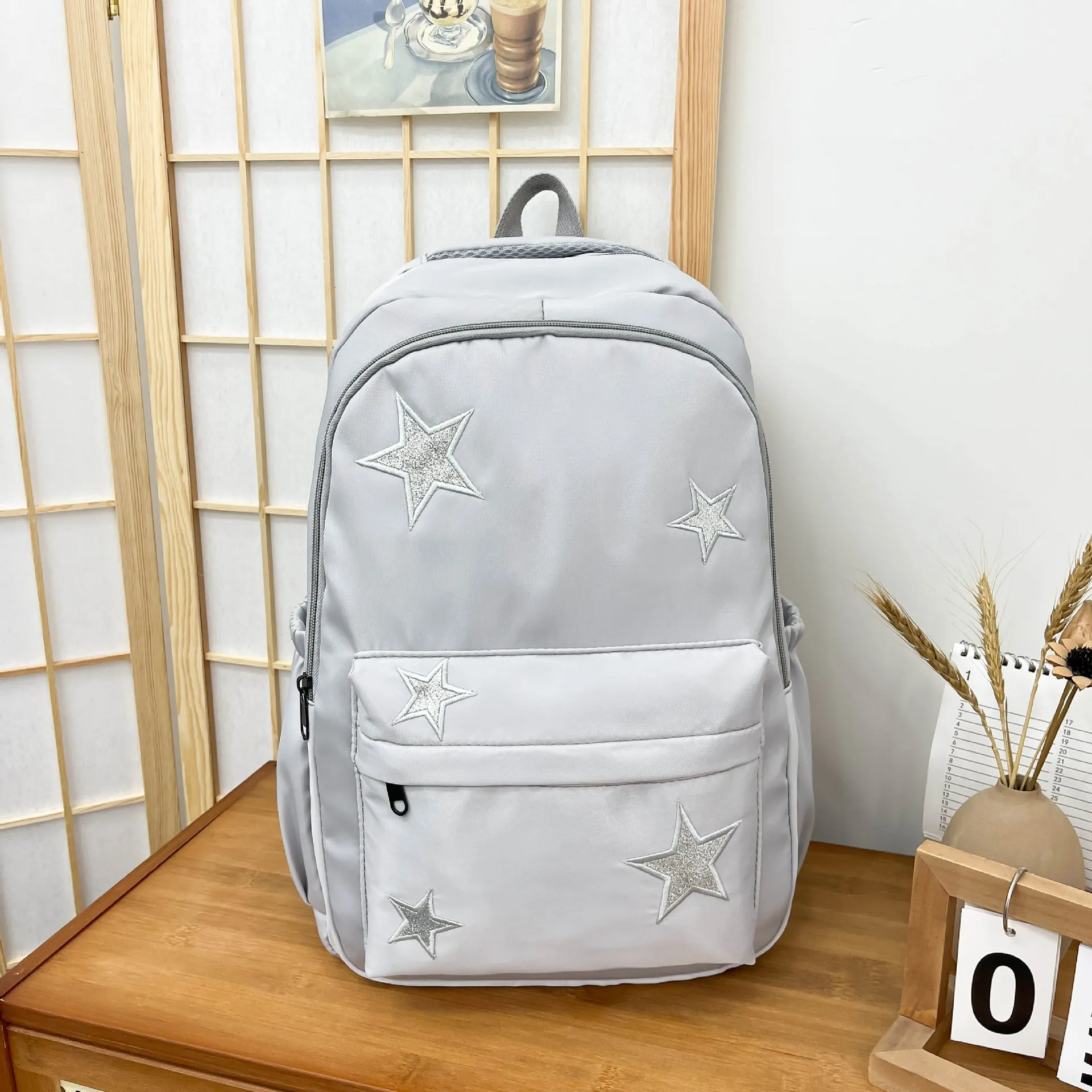 Korean Leisure Simple Versatile Large Capacity Backpack Travel Backpack Junior High School Student High School and College Student Schoolbag Female