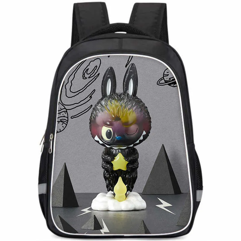 Lapupu Student Schoolbag Large Capacity Primary School Kindergarten Backpack Portable Burden Alleviation Children's Bags