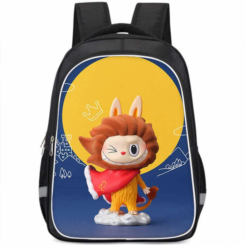 Lapupu Student Schoolbag Large Capacity Primary School Kindergarten Backpack Portable Burden Alleviation Children's Bags