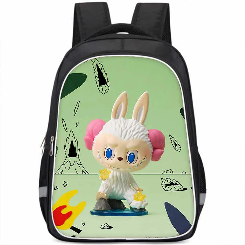 Lapupu Student Schoolbag Large Capacity Primary School Kindergarten Backpack Portable Burden Alleviation Children's Bags