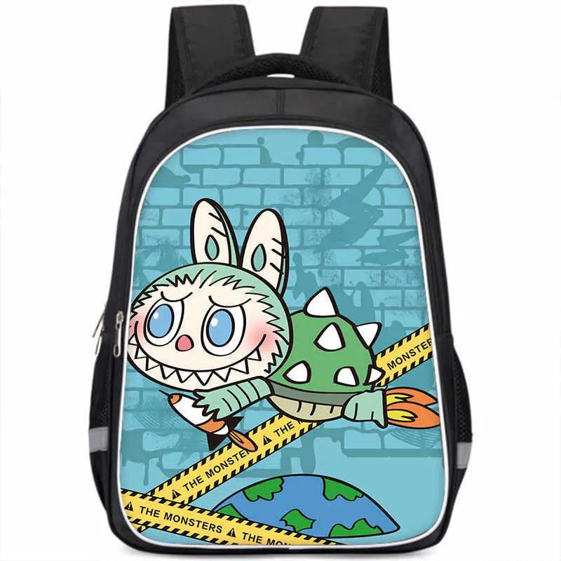 Lapupu Student Schoolbag Large Capacity Primary School Kindergarten Backpack Portable Burden Alleviation Children's Bags