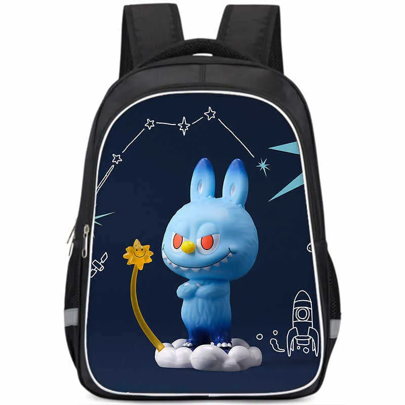 Lapupu Student Schoolbag Large Capacity Primary School Kindergarten Backpack Portable Burden Alleviation Children's Bags